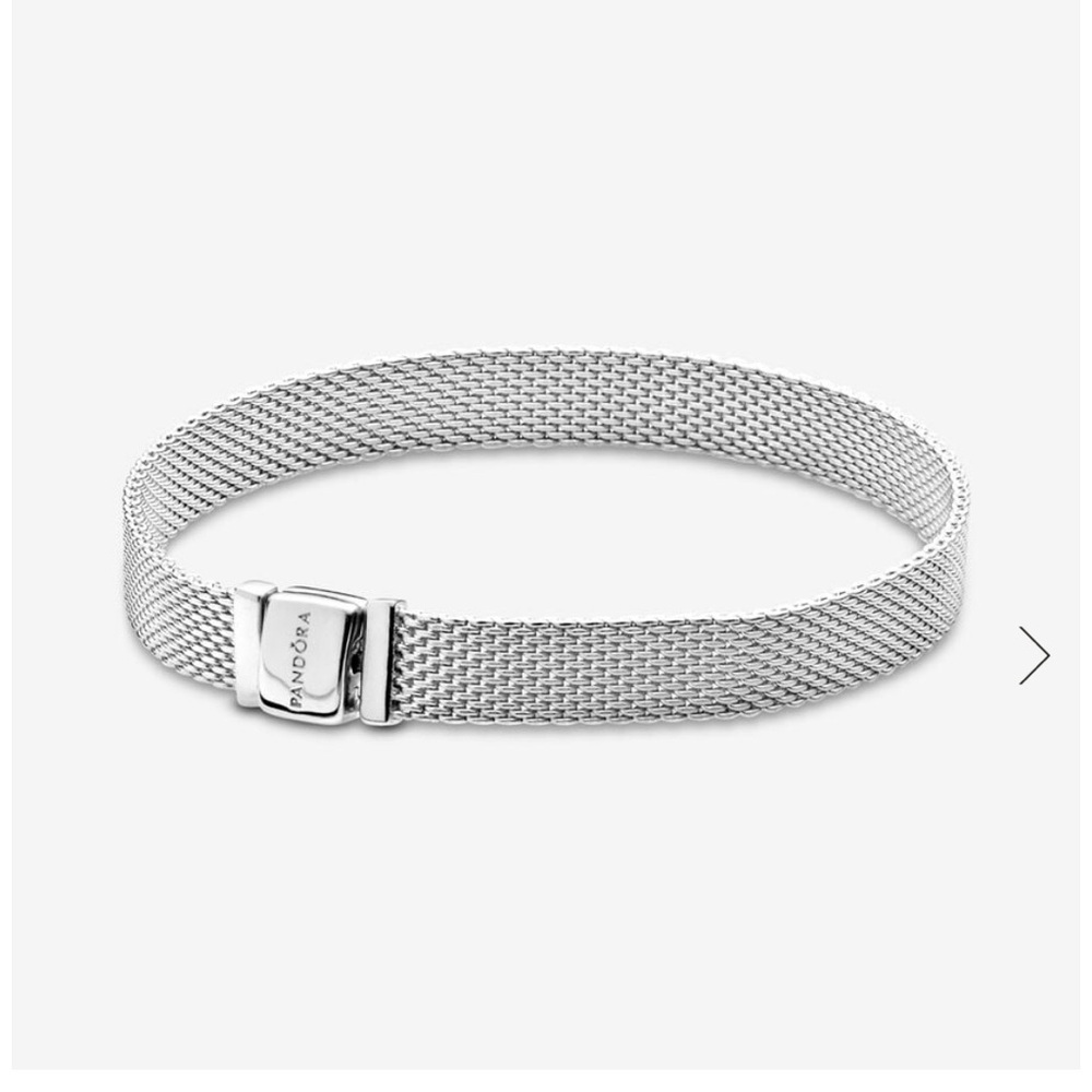 Pandora Reflections silver bracelet with 3 charms